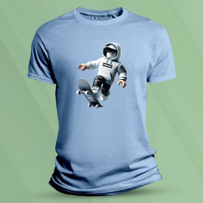 Sandratex dětské bavlněné tričko Roblox skin 2 Nebesky modrá – Hledejceny.cz