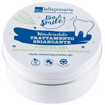 laSaponaria Prášková pasta na bělení zubů WonderWhite BIO 50 g – Zboží Dáma