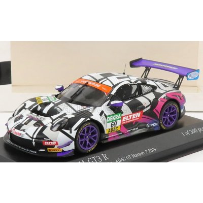 Minichamps Porsche 911 991-2 Gt3-r Iron Force By Ring Police Team N 69 Adac Gt Masters Race Most 2019 J.e.slooten L.luhr Bílá Černá Červená 1:43