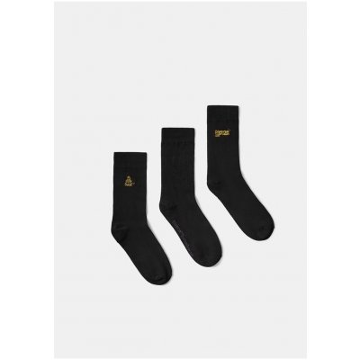DAKAR DKR VIP SOCKS 3PACK 256 black – Sleviste.cz