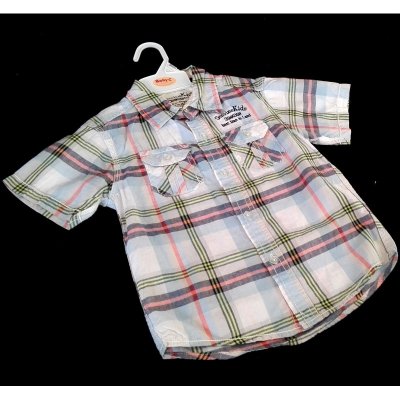 OschKosch dětská košile bledě modrá – Zboží Mobilmania