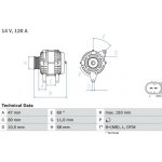 generátor BOSCH 0 986 042 820