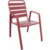Zahradní židle a křeslo UNIKOV PRAGA červená