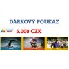 Dárkový poukaz DÁRKOVÝ POUKAZ 5000 CZK