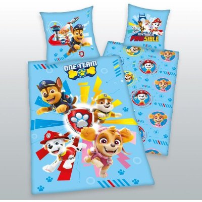 Herding povlečení Paw Patrol Blue 140x200 70x80 – Zboží Mobilmania