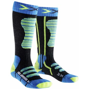 X socks SKI JUNIOR Turguoise Yellow