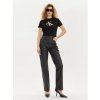 Dámská Trička Calvin Klein Jeans T-Shirt Meta Baby J20J223165 Černá