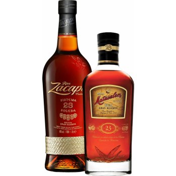 Zacapa Centenario 23y + Matusalem Gran Reserva 23y 2 x 0,7 l (set)