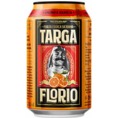 Targa Florio Arancia sycená pomerančová limonáda 330 ml – Zbozi.Blesk.cz