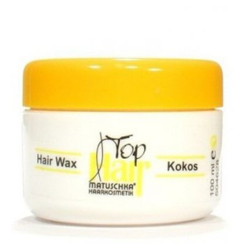 Matuschka Hair Wax jemný vosk na vlasy v kelímku kokos 100 ml