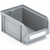 Úložný box AJ Produkty Plastový box Apart, 165x105x80 mm, bal. 48 ks, šedý