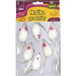 Tommi chrastící bílé myšky 6ks – Hledejceny.cz