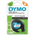 DYMO LetraTag páska plastová 12mm x 4m, bílá S0721660 – Zboží Živě