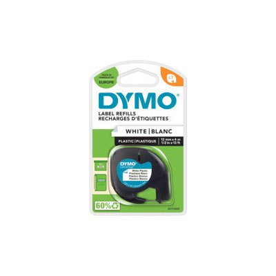 DYMO LetraTag páska plastová 12mm x 4m, bílá S0721660 – Zboží Živě