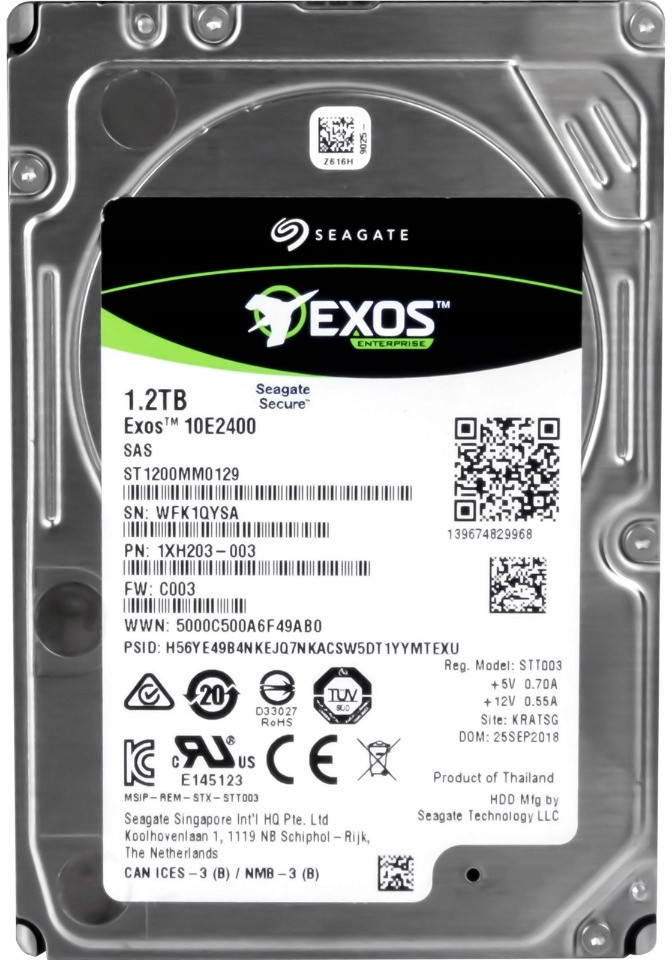 Seagate Exos 10E2400 1,2TB, ST1200MM0129