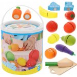 ISO 12535 Dřevěná zelenina a ovoce 14 ks – Hledejceny.cz