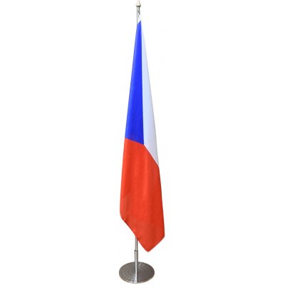 Nerezový stojan s textem hymny, nerezová žerď, vlajka ČR Alerion – Hledejceny.cz