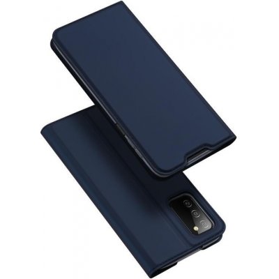 DUX elegantní PU kožené Samsung Galaxy A03s 166.6 x 75.9 x 9.1mm - tmavěmodré – Zboží Mobilmania