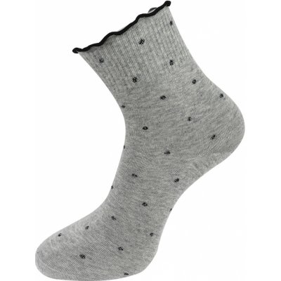 Biju dámské ponožky s puntíky NZP719 9001719 světle šedé