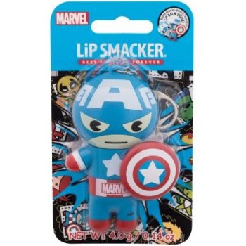 Lip Smacker Marvel Captain America balzám na rty příchuť Red, White & Blue-Berry 4 g