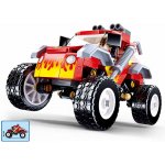 Sluban B1105 Červený závodní vůz na Offroad trial – Zboží Dáma