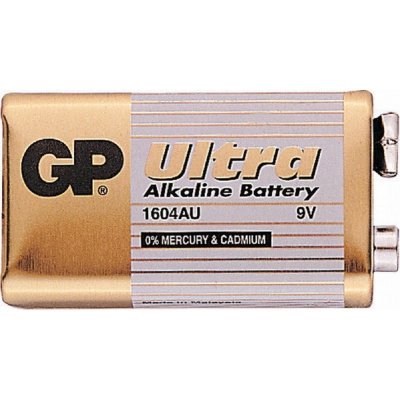 GP Ultra Alkaline 9V 1ks 1014501000 – Zboží Mobilmania