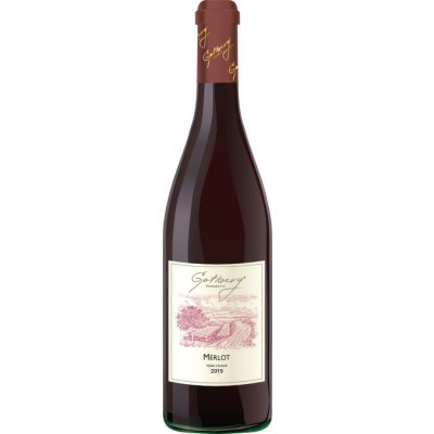Vinařství Gotberg Merlot výběr z hroznů suché červené 2023 13,5% 0,75 l (holá láhev) – Hledejceny.cz