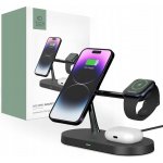 Tech-Protect A12 3in1 Stand & Wireless Charger černá – Zbozi.Blesk.cz