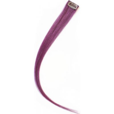 Clip-in pramínek 50cm fialový – Zboží Mobilmania
