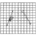 Gabionový koš BASIC 60, 600x600x300mm, oko 50x50mm, Odrátu 3,5mm, 6x spona, 150x svorka – Zboží Mobilmania