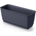 Prosperplast Truhlík s miskou RATOLLA P antracit 29,3 x 11,9 x 12,6cm – Zboží Dáma