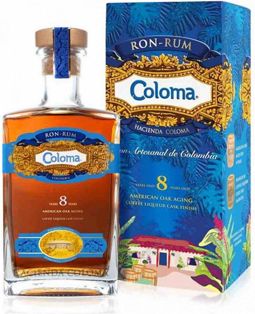 Coloma Rum 8y 40% 0,7 l (karton)