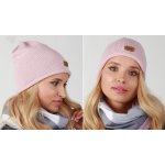 Fashionweek Elegantní dámská teplá čepice beanie ZIZI-P5 světle růžová – Hledejceny.cz