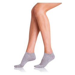 Bellinda dámské krátké ponožky 2 páry COTTON IN-SHOE SOCKS 2x šedá