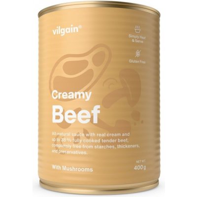 Vilgain Hovězí na houbách 400 g – Zboží Dáma