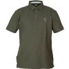 Rybářské tričko, svetr, mikina Fox Triko Collection Green Silver Polo Shirt