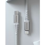 Swissten 71541013 KEVLAR USB-C / Lightning, 1,5m, bílý – Zboží Živě