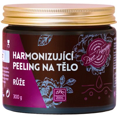 Pure Harmony harmonizující peeling na tělo ve skle růže 300 g – Zboží Dáma