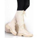 DoAndBe dámské vysoké kozačky pro široká lýtka HBL-34BE – Zboží Dáma