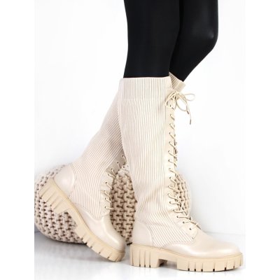 DoAndBe dámské vysoké kozačky pro široká lýtka HBL-34BE – Zboží Dáma