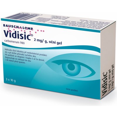 VIDISIC OPH 2MG/G OPH GEL 3X10G – Hledejceny.cz