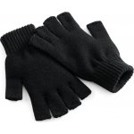 Beechfield rukavice pletené bez prstů černá