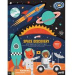 Petit Collage Znovupoužitelné samolepky se scénou Vesmírný průzkum – Zboží Dáma