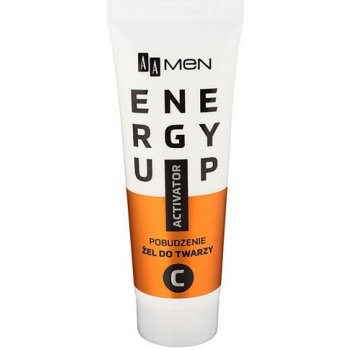 AA Cosmetics Men Energy Up energizující gel na obličej Vitamin C Caffeine 50 ml