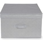 Skládací úložná krabice - karton box Compactor Wos 40 x 50 x v.25 cm, šedá – Hledejceny.cz
