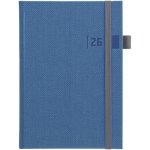 Graspo Tweed A5 týdenní 2026 modrý – Zboží Dáma
