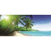 Tapety ForWall Fototapeta panoramatická vliesová Paradise beach 250 x 104 cm