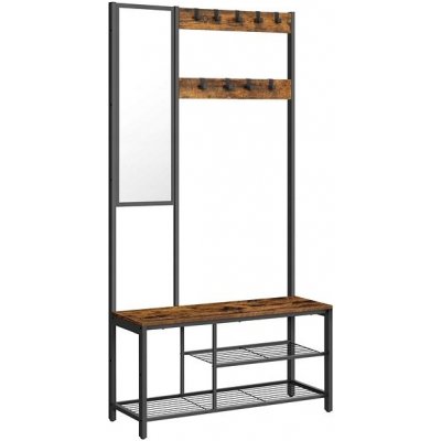 Songmics Vasagle ELEVATOR s botníkemvhnědá – Sleviste.cz