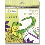 Avenue Mandarine Omalovánky Graffy Pop Number Dinosaurus – Hledejceny.cz