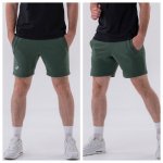 Nebbia pánské šortky Relaxed-fit Dark Green – Zbozi.Blesk.cz